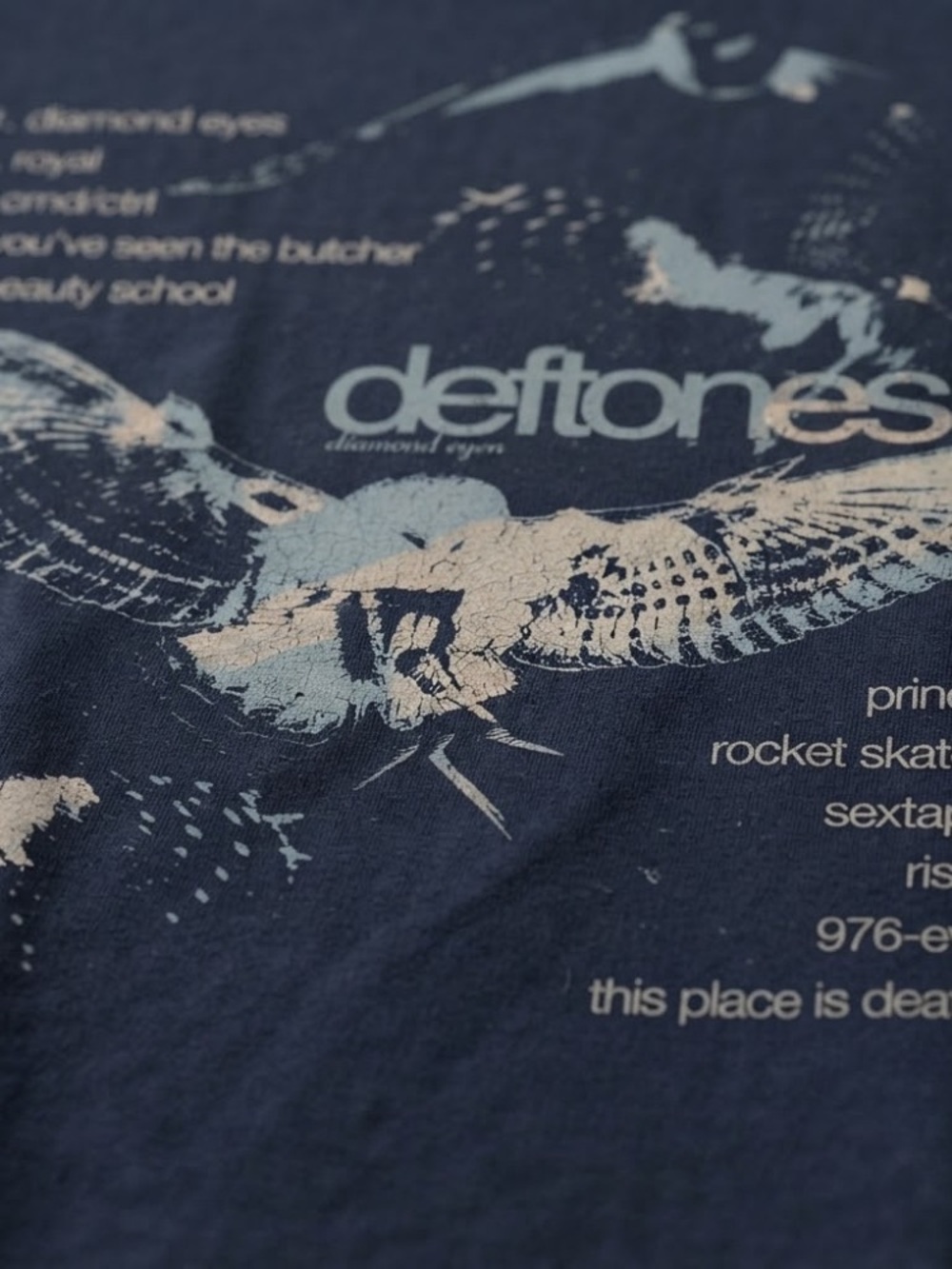 Deftones Diamond eyes Graphic Tee — Navy - Picture 2 of 4